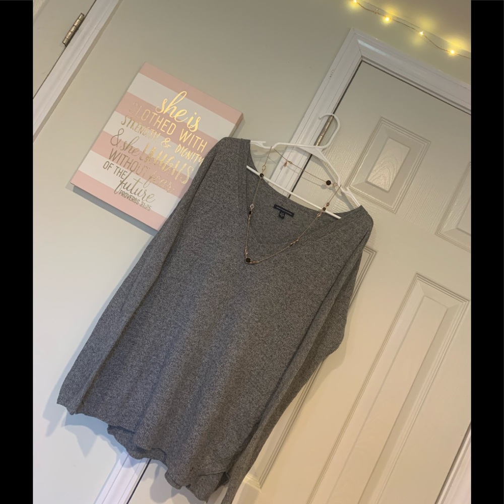 Gray American Eagle Sweater